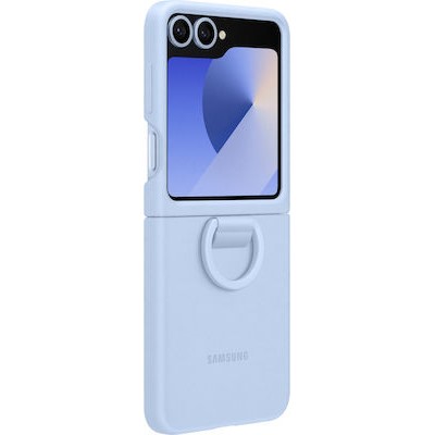 Samsung Silicone Cover with Ring Blue (Z Flip 6)